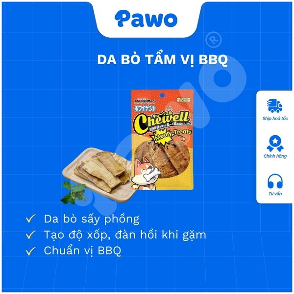 Snack Và Que Gặm Doggyman  Da Bò, Gà Nhiều Loại PAWO