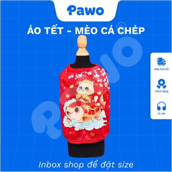 Áo Tết Nhiều Mẫu Dành Cho Thú Cưng PAWO
