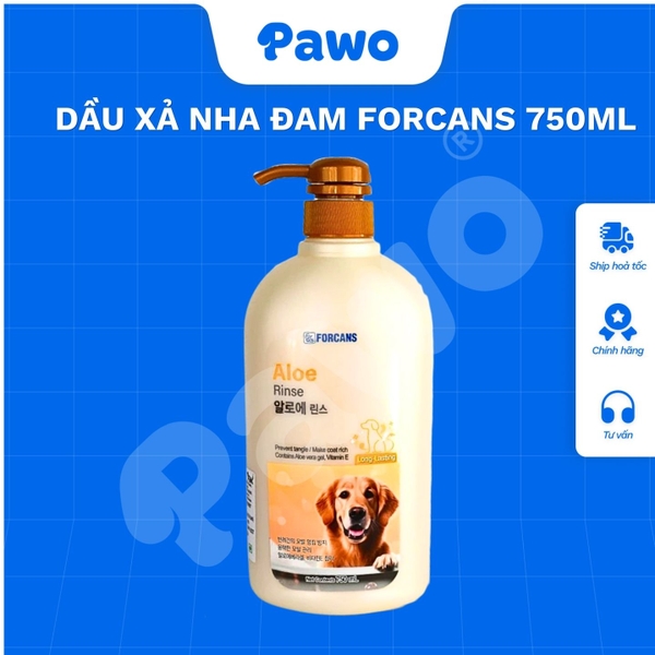 Dầu xả nha đam Forcans 750ml - PAWO
