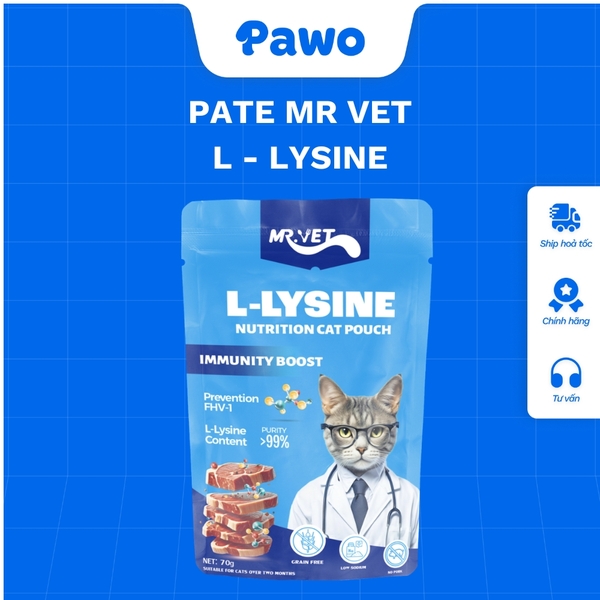 Pate MR.VET 70g Dành Cho Mèo PAWO