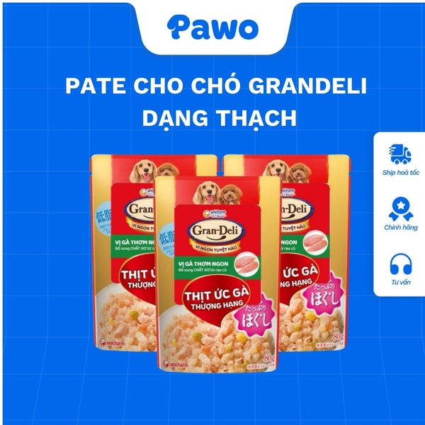 Pate cho chó GranDeli dạng thạch
