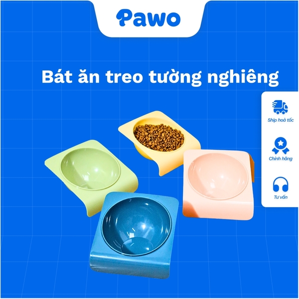 Bát ăn treo tường nghiêng | PAWO