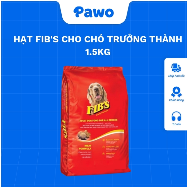Hạt FIB'S cho chó trưởng thành 1.5Kg | PAWO