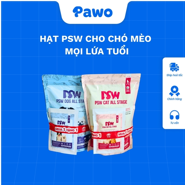 Hạt PSW cho chó mèo mọi lứa tuổi PAWO