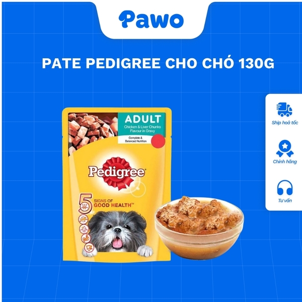 Pate Pedigree cho chó 130g