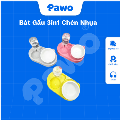 Bát Gấu 3in1 Chén Nhựa PAWO