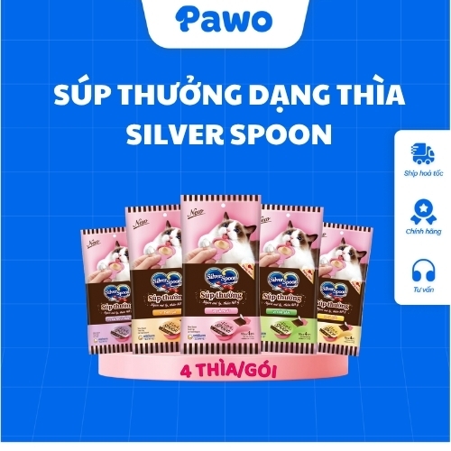 súp thìa Sliver Spoon GÓI 4 THÌA 10gr = 40gr