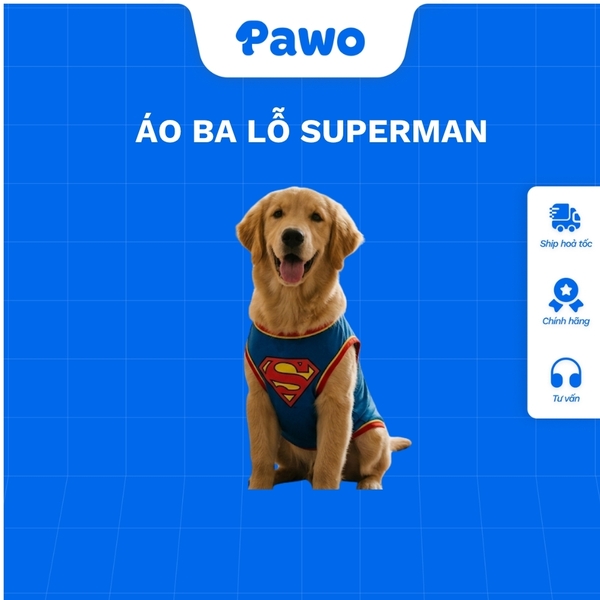 Áo ba lỗ superman PAWO