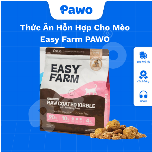 Thức Ăn Hỗn Hợp Cho Mèo Easy Farm PAWO