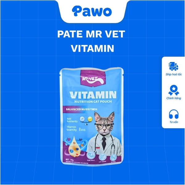 Pate MR.VET 70g Dành Cho Mèo PAWO