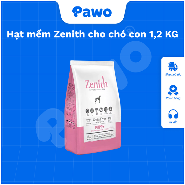 Hạt mềm Zenith dành cho chó | PAWO