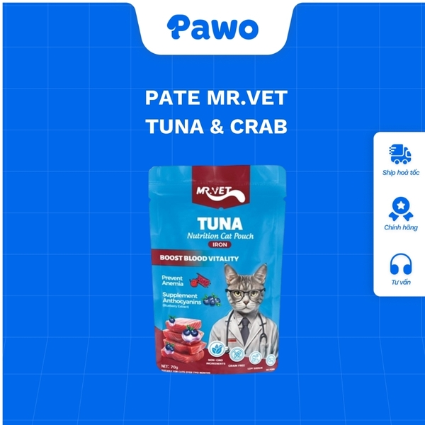 Pate MR.VET 70g Dành Cho Mèo PAWO