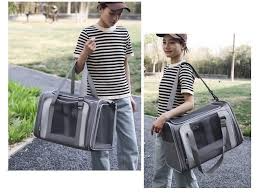 Túi Lưới Xám Size Lớn 10kg Cho Chó Mèo PAWO