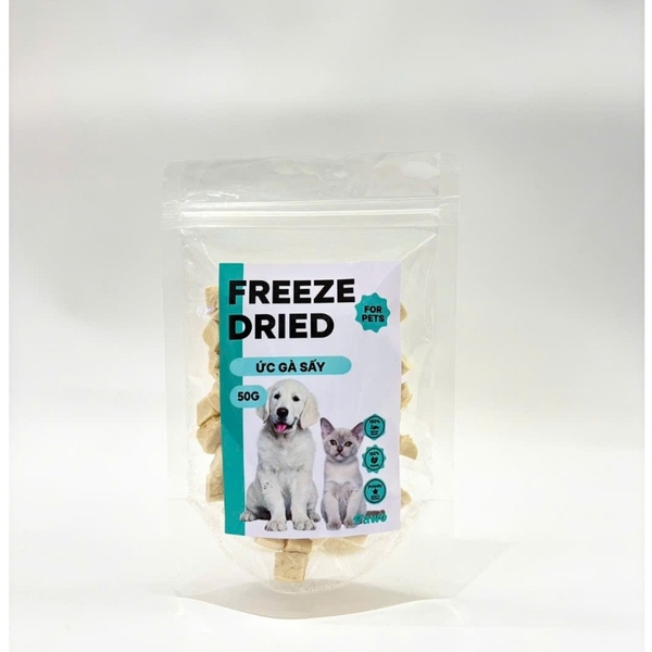 [CÓ SẴN] Treat Sấy Gà Viên PAWO Thơm Ngon Cho Chó Mèo | PAWO