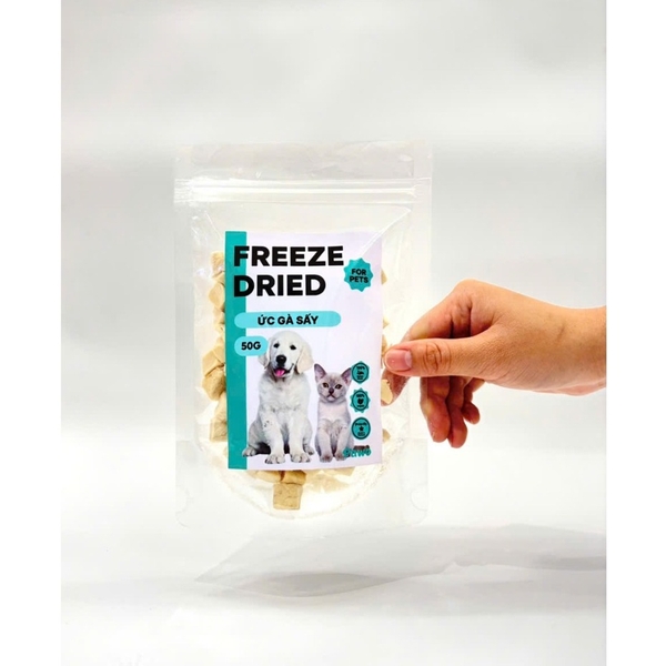 [CÓ SẴN] Treat Sấy Gà Viên PAWO Thơm Ngon Cho Chó Mèo | PAWO