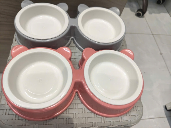 Bát đôi tai gấu chén nhựa | PAWO