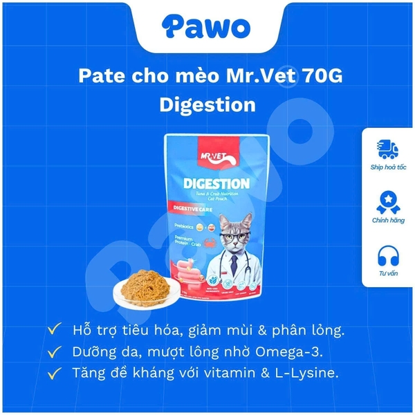 Pate MR.VET 70g Dành Cho Mèo PAWO