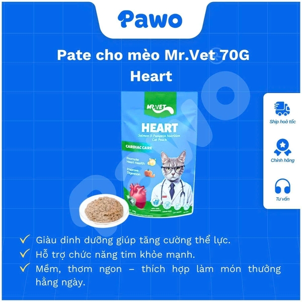 Pate MR.VET 70g Dành Cho Mèo PAWO