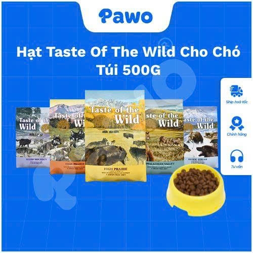 Hạt Taste Of The Wild Cho Chó túi 500g PAWO