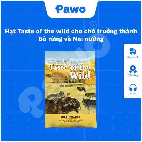 Hạt Taste Of The Wild Cho Chó túi 500g PAWO
