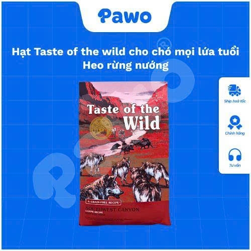 Hạt Taste Of The Wild Cho Chó túi 500g PAWO