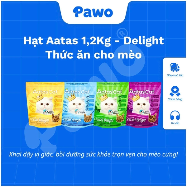 Hạt Aatas 1,2kg cho Mèo PAWO