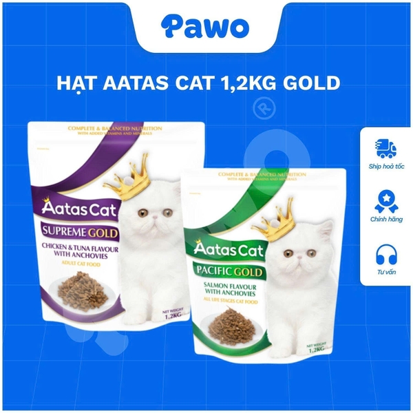 Hạt Aatas 1,2kg cho Mèo PAWO