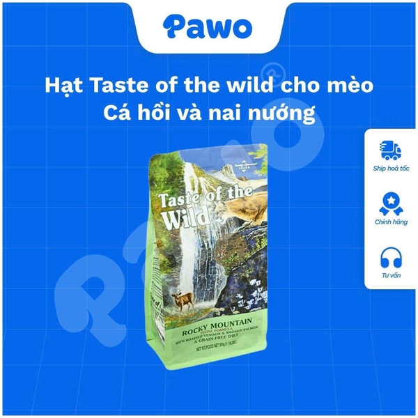 Hạt Taste of the wild cho mèo túi 500g | PAWO