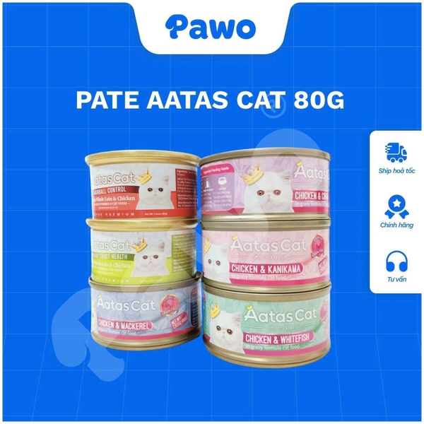Pate Aatas Cat 80g | PAWO