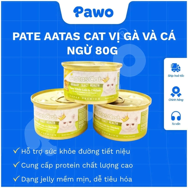 Pate Aatas Cat 80g | PAWO