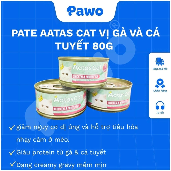 Pate Aatas Cat 80g | PAWO