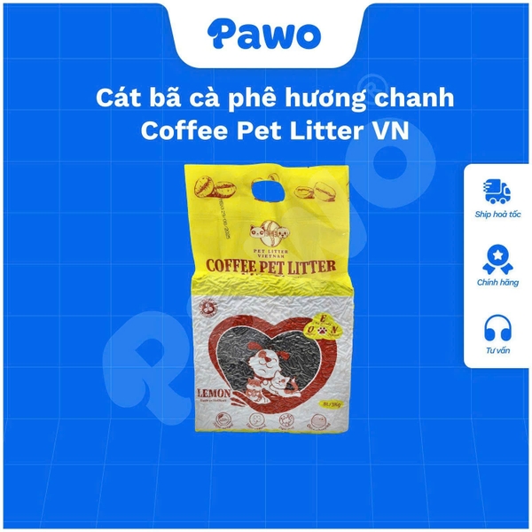 Cát bã cà phê Coffee Pet Litter VN 8L/3kg | PAWO