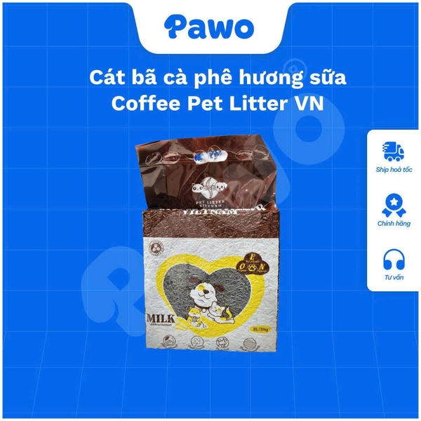 Cát bã cà phê Coffee Pet Litter VN 8L/3kg | PAWO