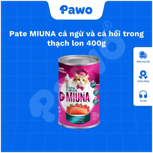 Pate MIUNA lon 400g | PAWO