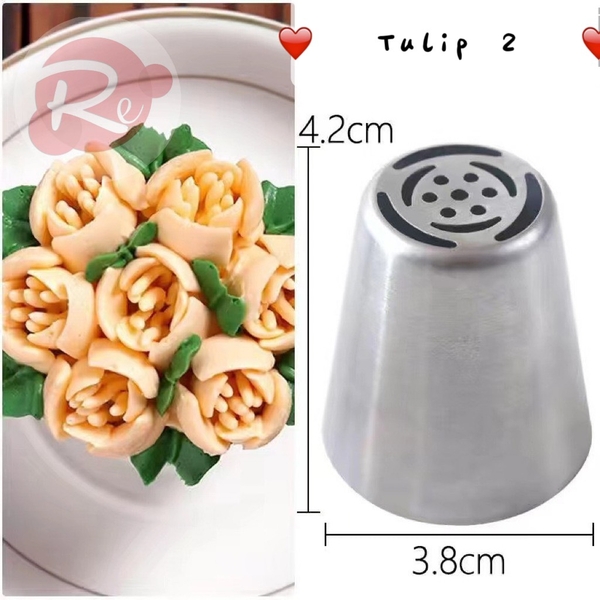 Đui bắt kem - Hoa Tulip - Số 2