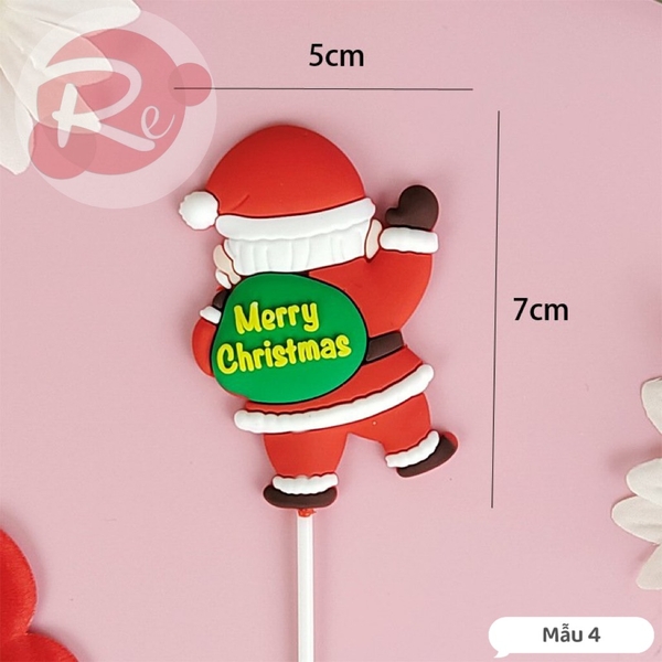 Que cắm Silicon Noel 2023 - Mẫu 4