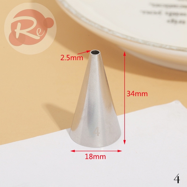 Đui bắt kem - Tròn - Số 4