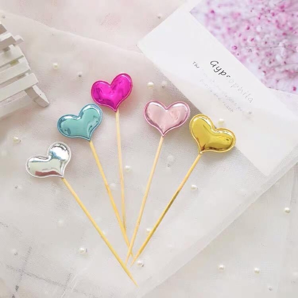 Da Phồng - Tim - Mix (Set 60 cây)