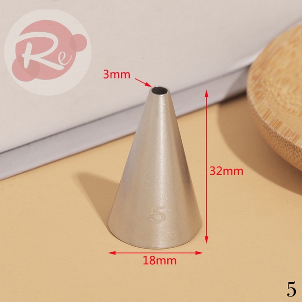 Đui bắt kem - Tròn - Số 5