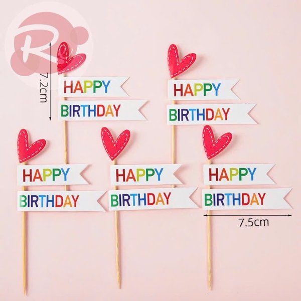 SCG 5 Tim Happy Birthday - Đậm
