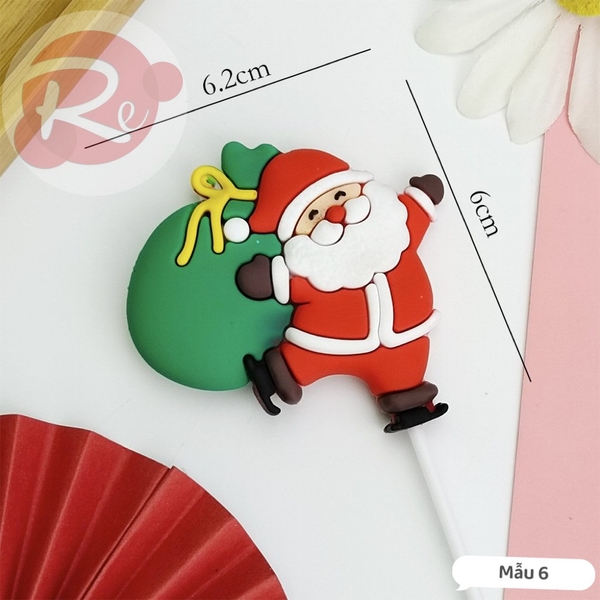 Que cắm Silicon Noel 2023 - Mẫu 6