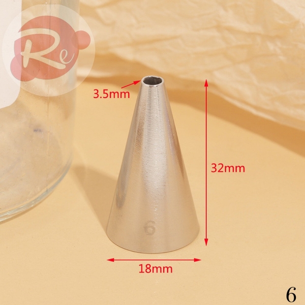 Đui bắt kem - Tròn - Số 6