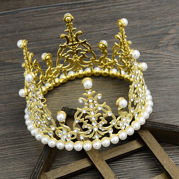 Vương miện công chúa (Nhựa 10cm) - Vàng