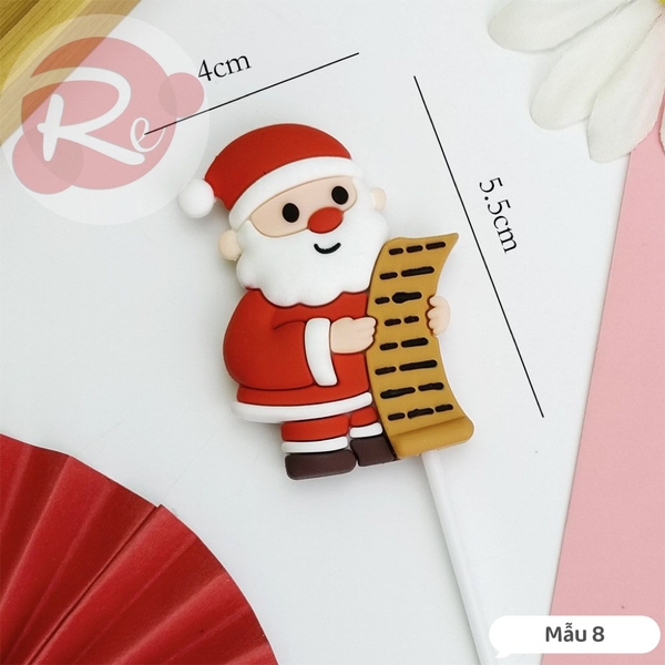 Que cắm Silicon Noel 2023 - Mẫu 8