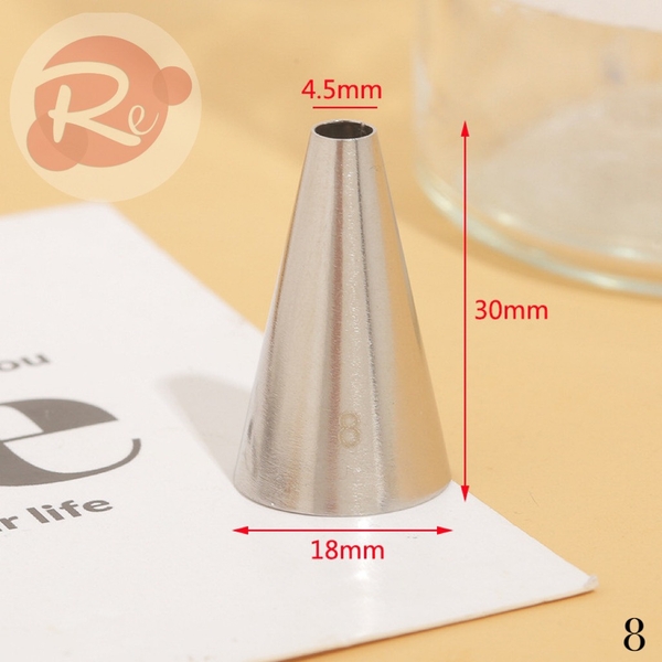 Đui bắt kem - Tròn - Số 8