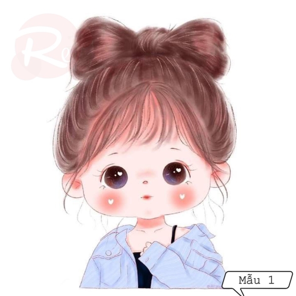 Set 10 thẻ em bé Mochi - Mẫu 1