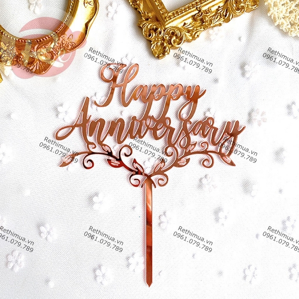 Thẻ meka - Annyversary - Hồng - Mẫu 2 (gói 10 chiếc)