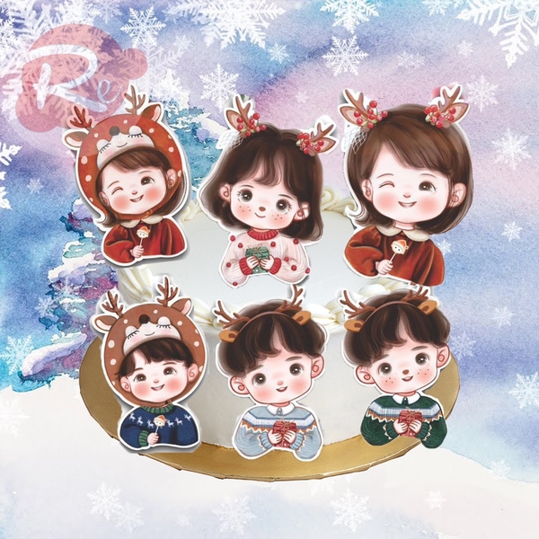 6 bé Noel