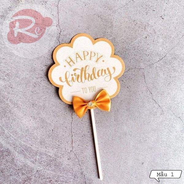 Thiệp Happy Birthday - Mẫu 1