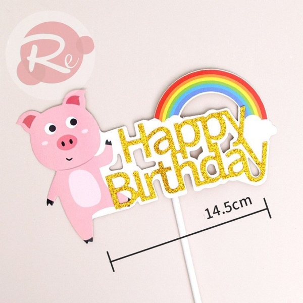 Topper HPBD 12 Con giáp - Heo